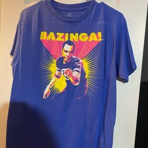 Ripple Junction Blue Bazinga Graphic Tee